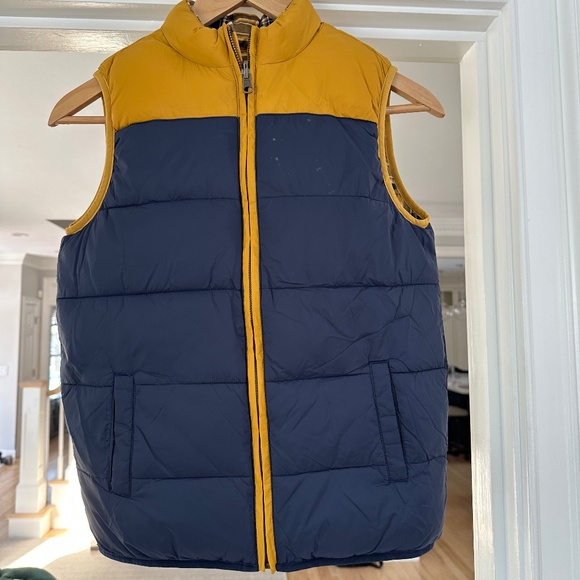 Janie and Jack Reversible Puffer Vest - Picture 1 of 3